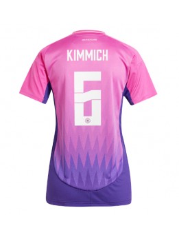 Deutschland Joshua Kimmich #6 Auswärtstrikot für Frauen EM 2024 Kurzarm